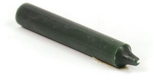 Set de 6 lumanari verde închis, 14 cm