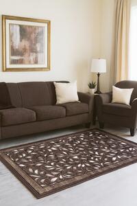 Covor Model Luna 1809 12, Dreptunghiular, Maro,1800 gr mp Dreptunghi, Maro, 50 x 80