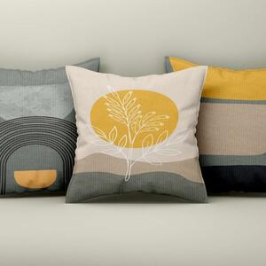 Set 3 fete perna decorative 43x43cm, Design Abstract 48