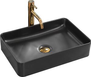 Lavoar Rea Avia, 51 x 35 cm, negru mat, REA-U0843