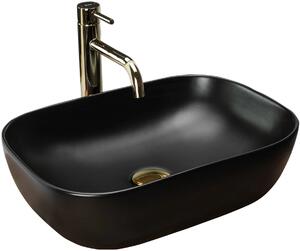 Lavoar Rea Belinda, 47 x 34 cm, negru mat, REA-U8470