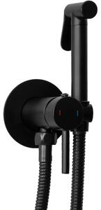 Rea Loop, baterie pentru bideu ascuns, negru mat, REA-B8978