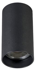Set de 4 spoturi moderne negre montate la suprafață 5,5 cm GU10 50 mm - Tuba