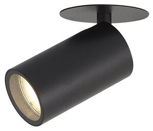 Spot încastrat modern negru GU10 50mm IP44 - Chels