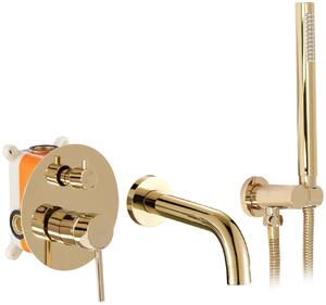 Rea Lungo, set de baie ascuns + cutie P6300 - set complet, auriu, REA-P4563