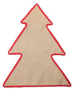 Covoras de zgariat pentru pisici FESTIVE PAWS de Craciun 60×50 cm