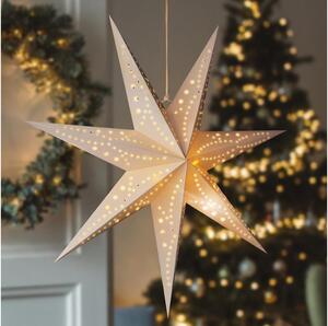 BRILAGI - Decorațiune de Crăciun LED, stea 60 cm, alimentare 2x baterii AA, alb cald