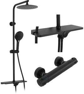 Rea Mike - set de dus, negru, REA-P0550