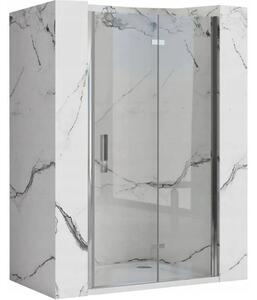Rea Molier, usa de dus plianta 100x190cm, sticla transparenta 6mm, profil cromat, REA-K6371