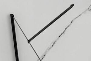 Rea Rapid, distantier stabilizator pentru paravan de dus Rapid pentru sticla 6 mm, lungime 50 cm, negru mat, REA-K5670