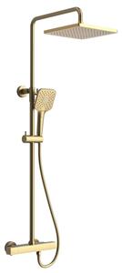 Sapho Dakar, coloana de dus telescopica cu baterie termostatica, auriu mat, SZ139GB