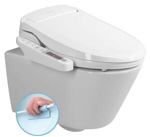 Sapho Sapho, WC de perete AVVA cu bideu electronic BLOOMING EKO PLUS, NB-1160D-3