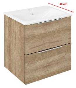 Sapho Sapho, dulap lavoar CIRASA 48x54x39cm, stejar Alabama, CR492-2222