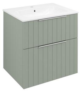 Sapho Sapho, dulap lavoar CIRASA 59,2x64x46cm, banda verde, CR601-4444S