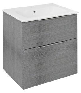 Sapho Sapho, dulap lavoar CIRASA 59,3x64x46cm, stejar argintiu, CR601-1111