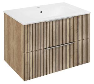 Sapho Sapho, dulap lavoar CIRASA 69,8x52x46cm, stejar Alabama strip/Stejar Alabama, CR701-2322