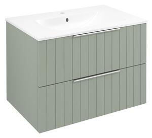 Sapho Sapho, dulap lavoar CIRASA 69,8x52x46cm, banda verde, CR701-4444S