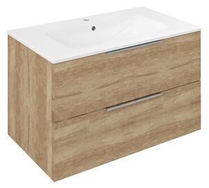Sapho Sapho, dulap lavoar CIRASA 79,8x52x46cm, stejar Alabama, CR801-2222