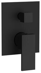Sapho Sapho, CUBEMIX baterie de duș ascuns, 2 ieșiri, negru mat, CM042B