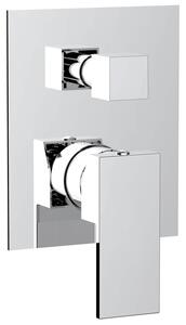 Sapho Sapho, CUBEMIX baterie de duș ascuns, 2 ieșiri, crom, CM042
