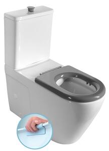 Sapho Sapho, vas combinat WC DARIO RIMLESS cu rezervor, deșeuri inferioare/spate, alb, MC102