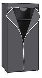 Dulap pentru haine, Songmics, Gri, 75x45x160 cm