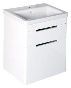 Sapho Sapho, dulap lavoar ELLA 46,5x65x38,5cm, 2x sertare, alb (70052), EL052-3030