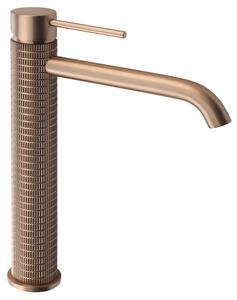 Sapho Sapho, baterie de lavoar FLAWO înaltă fără priză, auriu roz, mat, FR678G