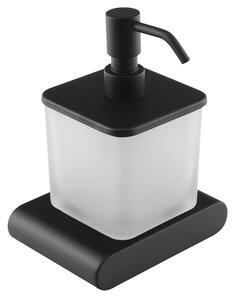 Sapho Sapho, dozator de sapun FLORI, sticla neagra/lapte, RF019/15