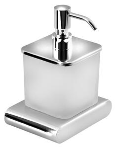 Sapho Sapho, dozator de sapun FLORI, sticla croma/lapte, RF019