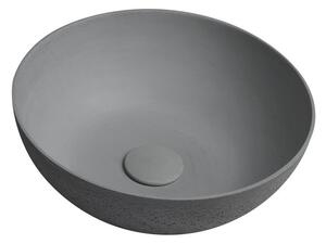 Sapho Sapho, chiuveta de blat din beton FORMIGO, grund 39cm, gri, FG317