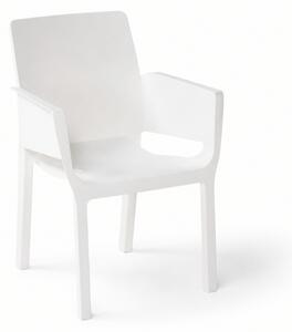 Scaun de masa pentru gradina EVELYN, alb