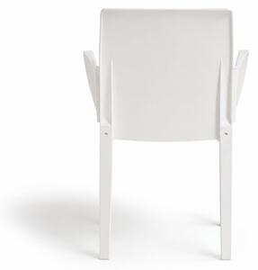 Scaun de masa pentru gradina EVELYN, alb