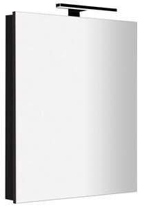 Sapho Sapho, galerie GRETA cu iluminare LED, 60x70x14cm, mat negru, GR065-0035