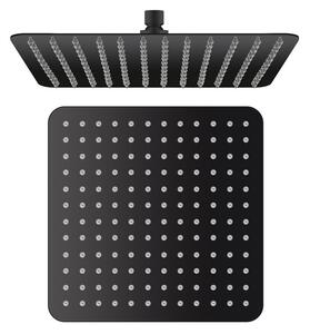 Sapho Sapho, duș de cap, 300x300x60mm, negru mat/oțel inoxidabil, SL101