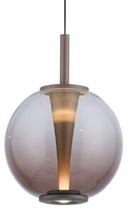 Lustră Pendul PURE, Infinity, reglabil, Bronz / Alamă Veche, Camera de zi, Sticlă