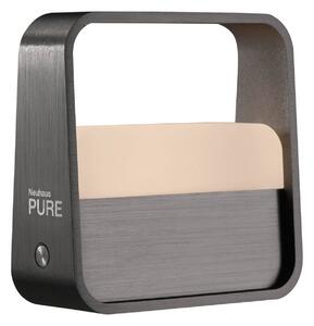 Lampă de masă PURE, PURE Go, reglabil, Gri, Camera de zi, Aluminiu, Modern