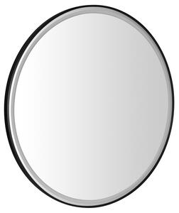 Sapho Sapho, oglinda rotunda KADRIS cu iluminare LED, ø 100cm, mat negru, KD100