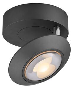 Plafoniere PURE, Oculis, reglabil, Negru, Camera de zi, Metal, Modern