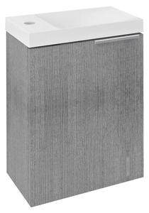 Sapho Sapho, dulap lavoar LATUS X 39,4x50x22cm, stejar argintiu, LT110-1111