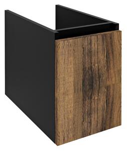 Sapho Sapho, dulap inferior LOREA cu usa 30x44x51.2cm, dreapta/stânga, stejar collingwood/negru mat, LE030-1935