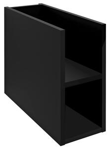 Sapho Sapho, dulap cu rafturi inferioare LOREA 20x44x51,2cm, negru mat, LE020-3535