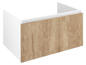 Sapho Sapho, dulap chiuveta LOREA 80x44x51,2cm, 1x sertar, stejar alabama/alb mat, LE080-2231