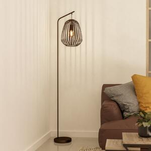 EGLO Lampadar Espinal, bronz periat, înălțime 170 cm, metal E27, Bronz / Alamă Veche, Camera de zi / sufragerie, Metal, Modern, Proiector suspendat