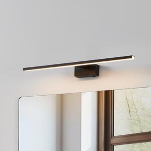 EGLO Aplică de perete LED Conettilla, negru, lățime 60 cm, IP44, CCT, Negru, Baie, Metal, Modern