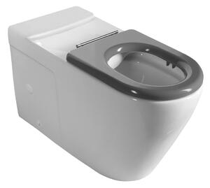 Sapho Sapho, vas MEDIC RIMLESS pentru WC combinat, deșeuri inferioare/spate, alb, MC102-111