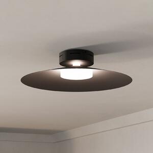 EGLO Plafonieră LED inteligentă pentru tavan Conomavilla-Z, negru Ø 45 cm CCT RGB, reglabil, Negru, Camera de zi / sufragerie, Metal, Modern