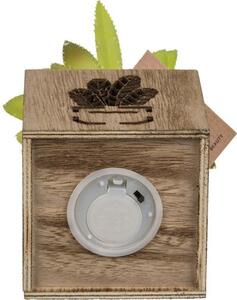 Planta artificiala in ghiveci cu iluminare LED 7,5x15 cm