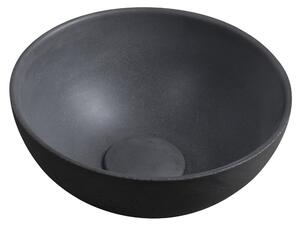 Sapho Sapho, Chiuvetă de blat din beton MINOR, diametru 26 cm, antracit, MR26016