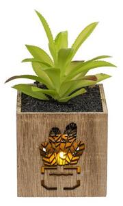 Planta artificiala in ghiveci cu iluminare LED 7,5x15 cm